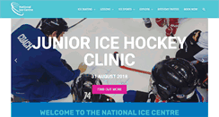 Desktop Screenshot of national-ice-centre.com